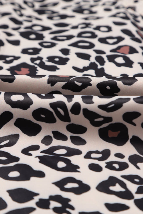 Leopard Plus Size Active Leopard Print Hoodie